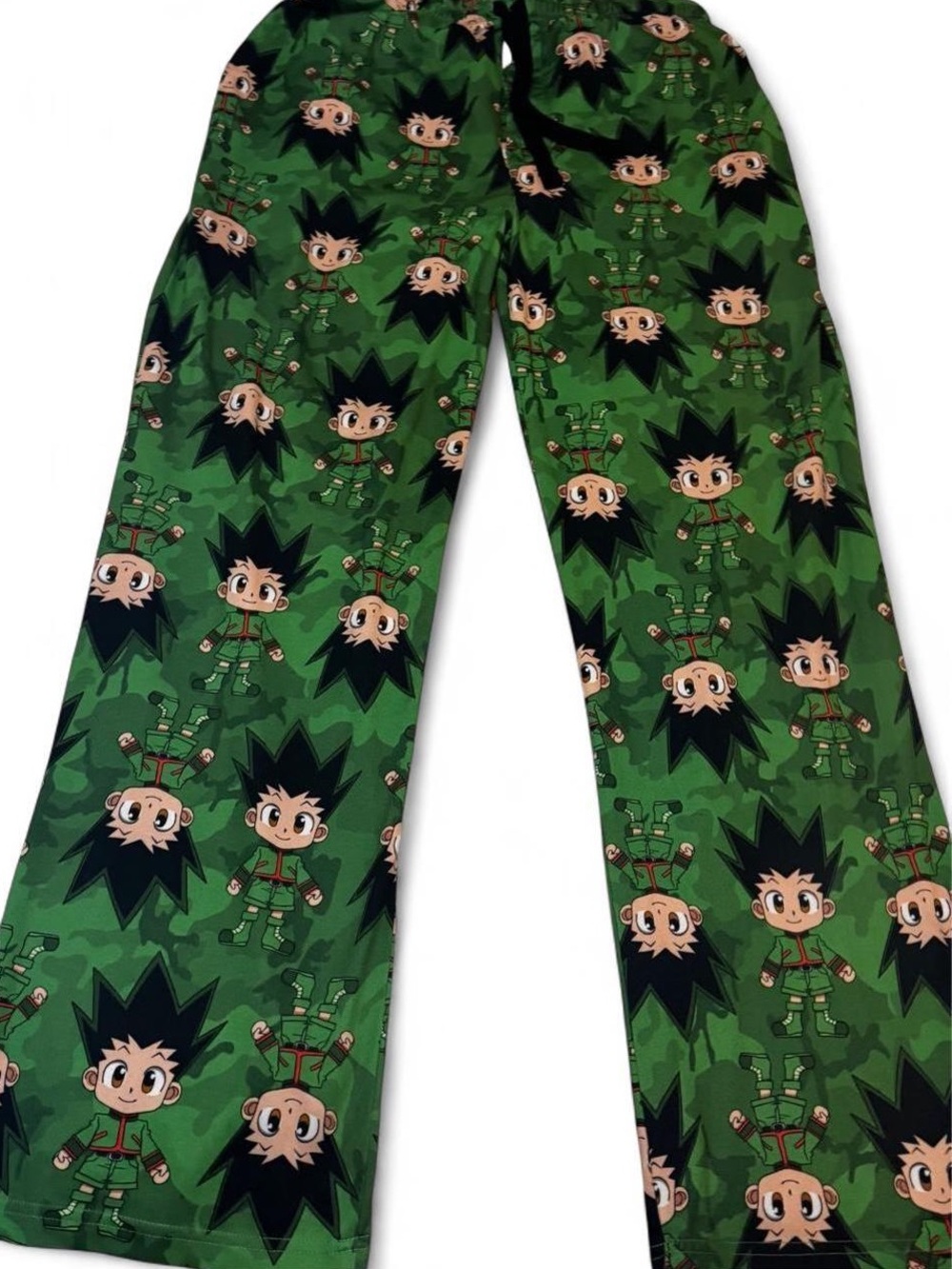Men's Green Character-Print Pajama Pants by